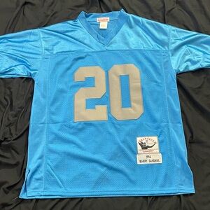 Mitchell & Ness Detroit Lions Barry Sanders Jersey Sz L